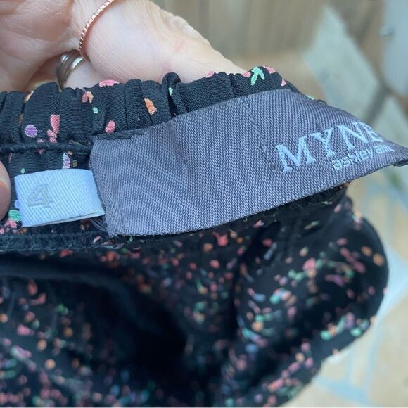 Anthropologie Myne silk printed sweetheart strapless mini dress size 4 - Picture 12 of 12